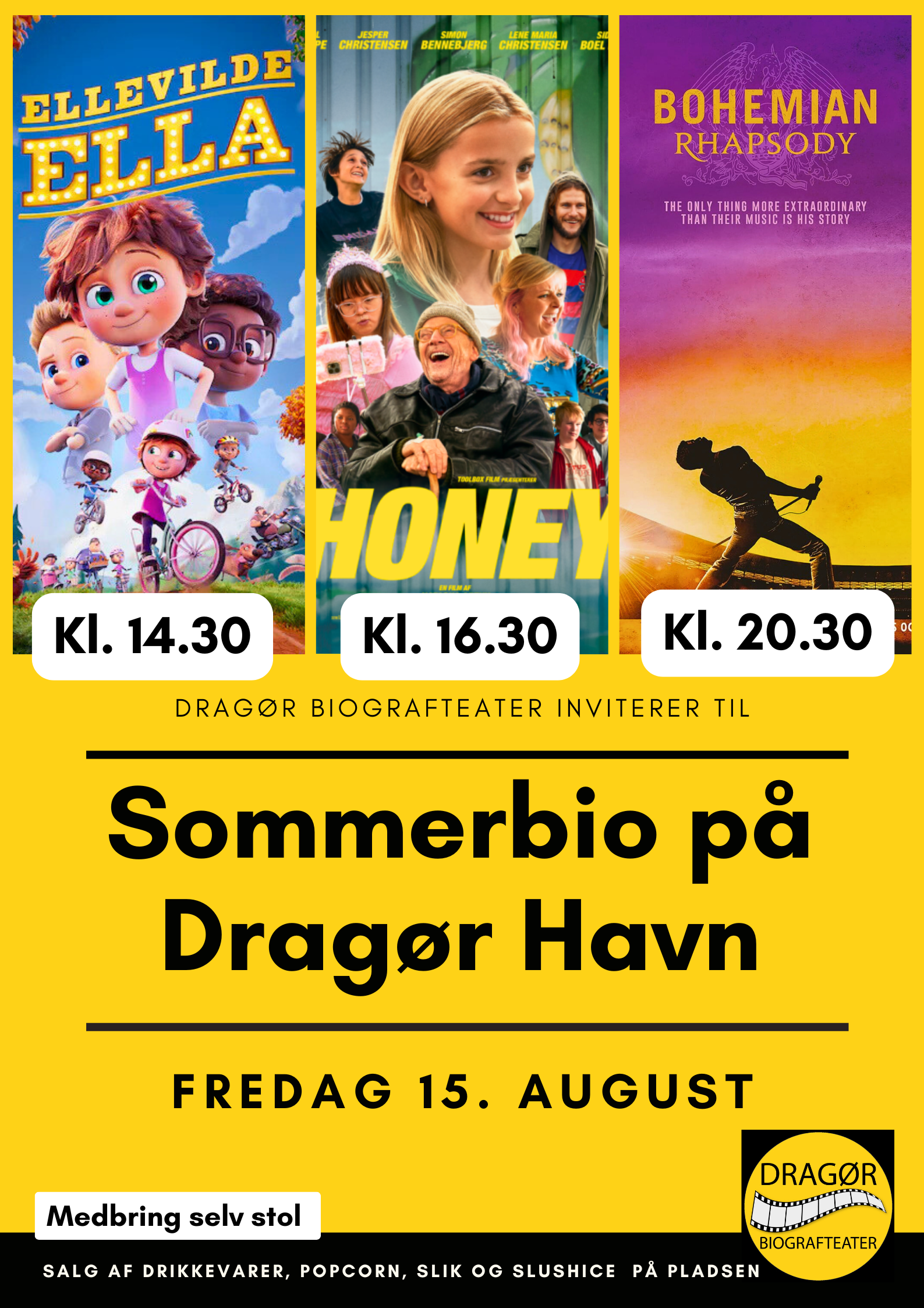 Sommerbio på Dragør Havn Sommerbio på Dragør Havn